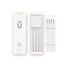 M &amp; G U -Serie White Gel Pen Set mit Nachfüllgel Ink Stift Set in White Gift Box School Gel Stift